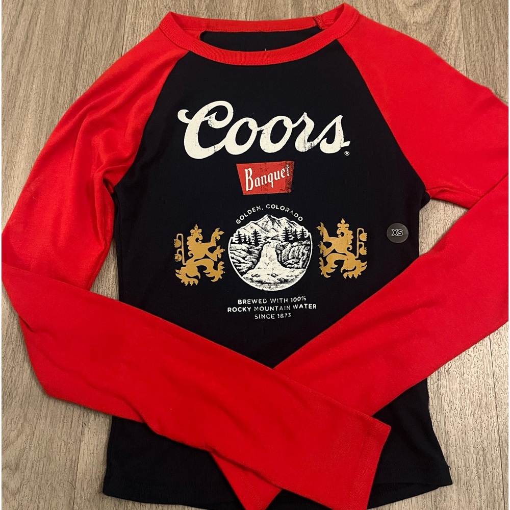 Brand new Pacsun Coors Baseball Tee